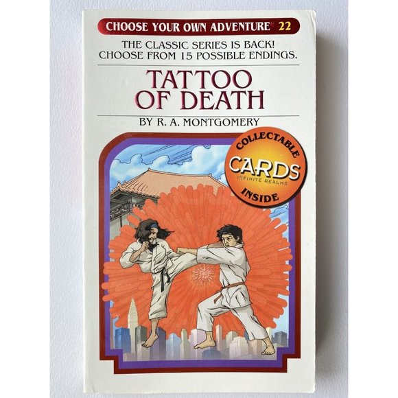 2006 Tattoo Of Death #22 CYOA Choose Your Own Adventure Illustrated 2nd Edition - Picture 2 of 6